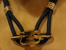 Load image into Gallery viewer, Ink Blue Acrylic Choker
