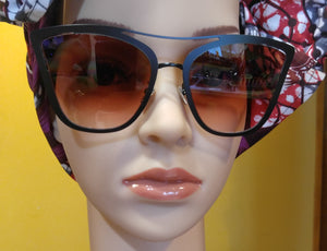 Red Real Glass Sunglasses