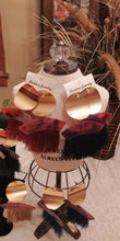 Load image into Gallery viewer, Fringe Thread Tassel Dangles Gold Tone Earrings
