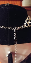 Load image into Gallery viewer, Silver Rhinestones Hollow Choker Necklace
