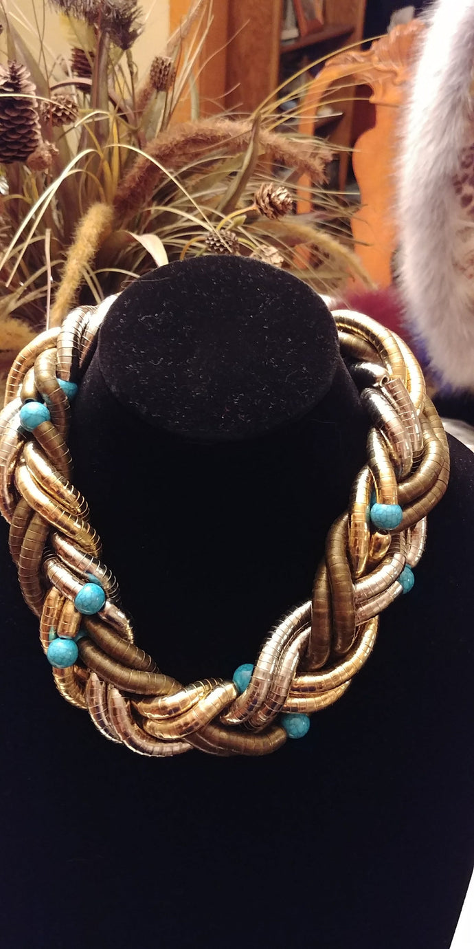 Bronze Turquois Necklace