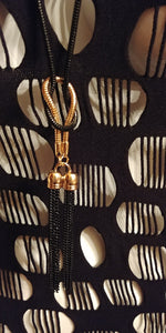 Long Snake Chain Link Necklace