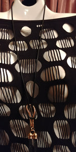 Long Snake Chain Link Necklace
