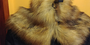 Faux Fur Camel Stole