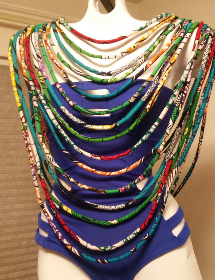 Shawl Ethnic Fabric Necklace