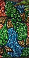 Load image into Gallery viewer, Ethnic Wax Fabric Square Headwrap
