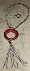 Necklace & Circular Earring Set