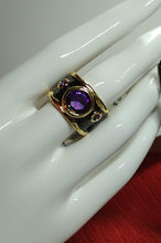 Load image into Gallery viewer, Black Gun CZ Ring
