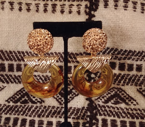 Honey Acrylic Earrings