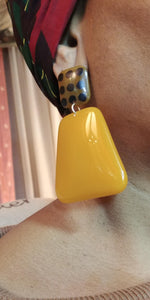 Pyramid Butterscotch Earrings