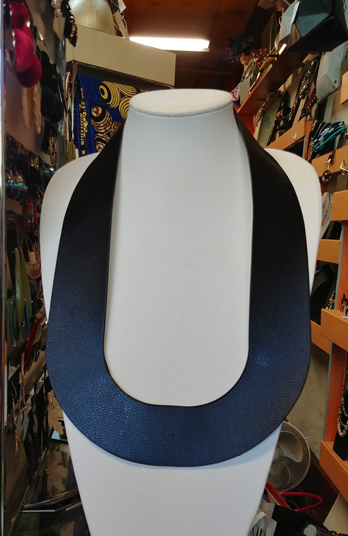 U-Shape Leather Necklace
