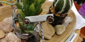 Mini-Me Mercury Gray Earrings