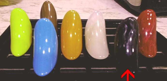 Chunky Resin Saddle Shape Ring