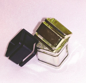 Open Frame Squares Adjustable Ring
