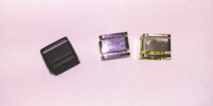 Open Frame Squares Adjustable Ring