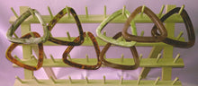 Load image into Gallery viewer, Triangular Marbled Acrylic Bracelet
