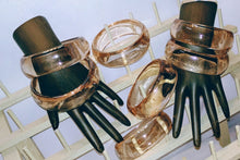 Load image into Gallery viewer, Transparent Rose Bangle
