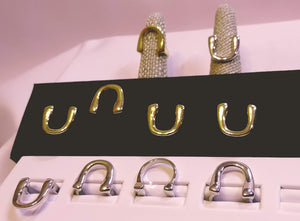 Polished U-Shape Ring Size 7