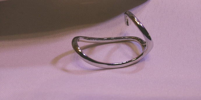 Double Finger Geometric Ring - Adjustable