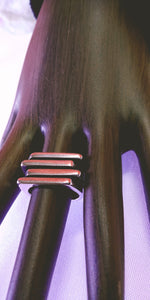 Trapezoid Wide Band Ring