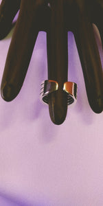 Trapezoid Wide Band Ring