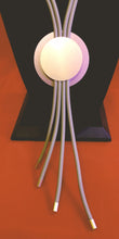 Load image into Gallery viewer, Thin Gray Rolled Rubber Non-Slip Bolo Style with Pendant 52” Necklace
