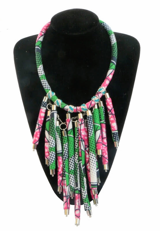 Pink & Green Necklace