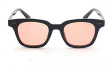 Load image into Gallery viewer, Rose Lens Black Frame Driving Sunglasses
