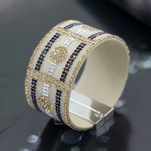 Load image into Gallery viewer, Glitter Crystal Cuff
