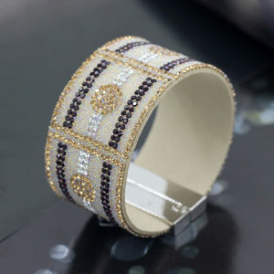 Glitter Crystal Cuff