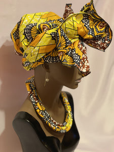 Headwrap Necklace 2 Pc. Set