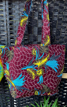 Load image into Gallery viewer, Handbag African Wax Structured Tote
