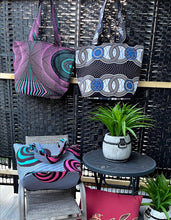 Load image into Gallery viewer, Handbag African Wax Structured Tote
