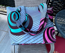 Load image into Gallery viewer, Handbag African Wax Structured Tote
