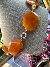 Load image into Gallery viewer, Necklace Natural Gemstones Orange Slices
