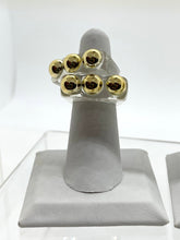 Load image into Gallery viewer, Ring Square Studded

