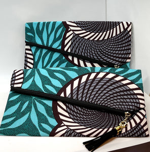 Envelope Zip Top Clutch