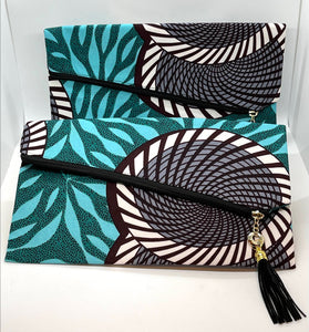 Envelope Zip Top Clutch
