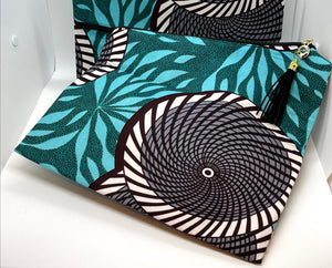 Envelope Zip Top Clutch