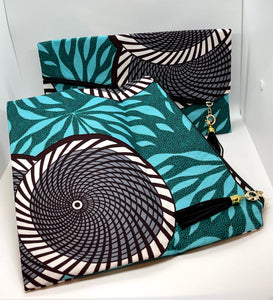 Envelope Zip Top Clutch