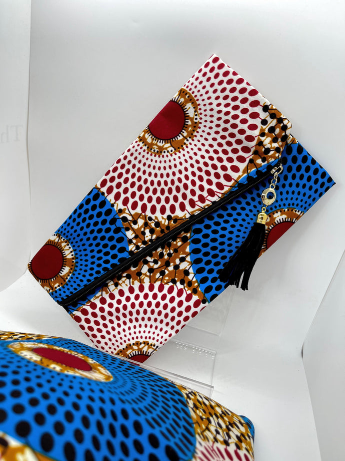 Envelope Zip Top Clutch