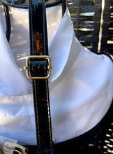 Load image into Gallery viewer, Handbag Crocodile Black Patent Duo
