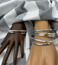 Load image into Gallery viewer, Bracelet Thin Polished Sterling Silver Bangle

