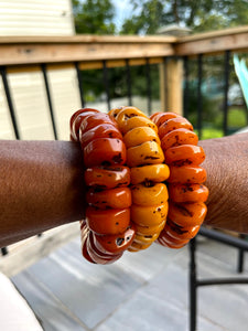 Bracelet Natural Amber Beeswax