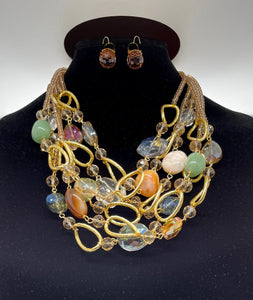 Necklace Crystal & Gemstones