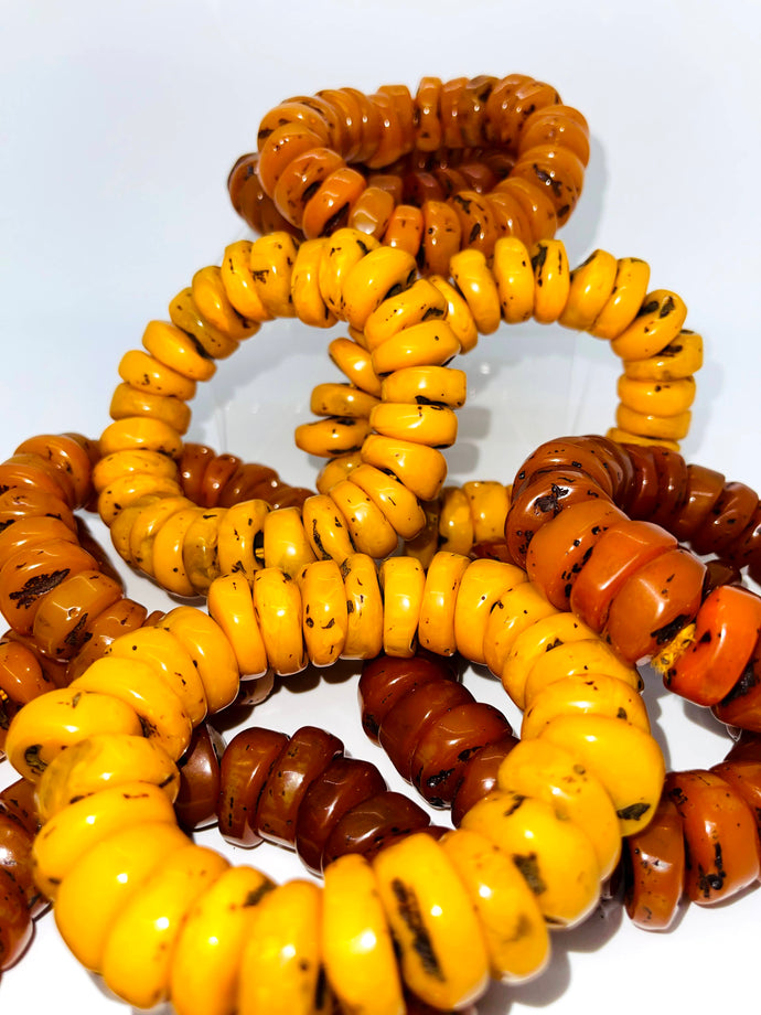 Bracelet Natural Amber Beeswax