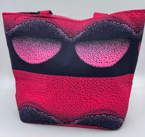Handbag African Wax Structured Tote