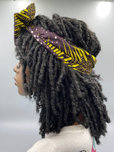 Load image into Gallery viewer, Headband African Wax Fabric
