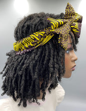 Load image into Gallery viewer, Headband African Wax Fabric
