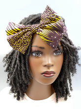 Load image into Gallery viewer, Headband African Wax Fabric
